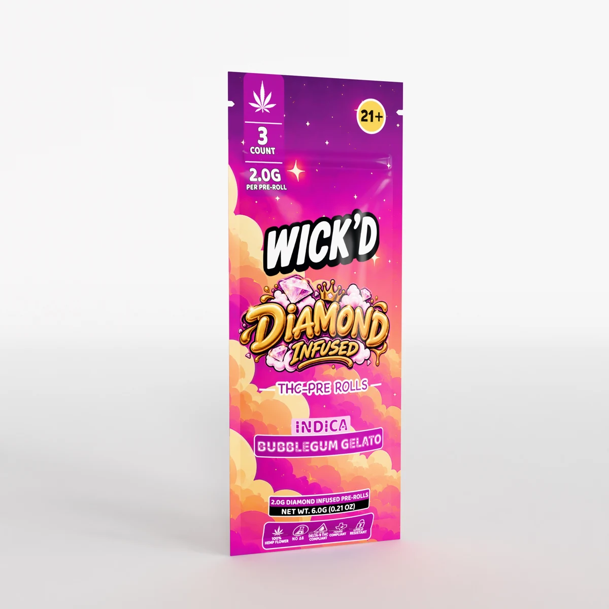 Diamond Infused Trio — Bubblegum Gelato