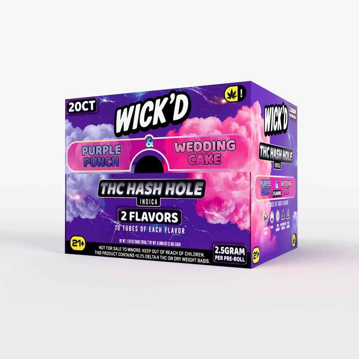 A glimpse of WICK'D's visual identity.